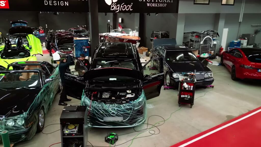 Mercedes-Benz V klases tūninga projekts STUTTGART WORKSHOP darbnīcā